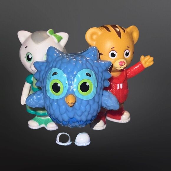 Daniel Tiger's Neighborhood Pacific Action Figure Set 6Pc Owl Prince Wednesday B - Picture 2 of 11